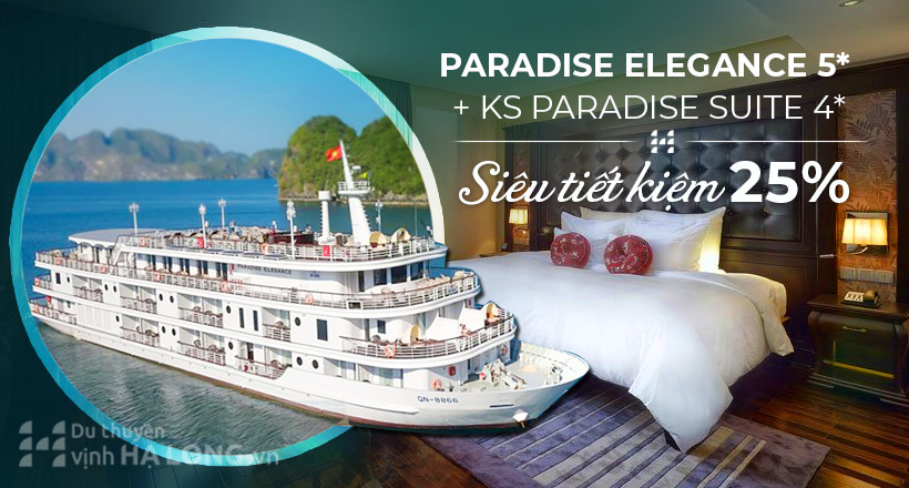 Combo Thiên Đường Nghỉ Dưỡng: Paradise Elegance 5* + Ks Paradise Suite 4*